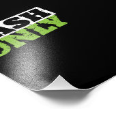 Nur Geld Millionär Händler Fotodruck (Ecke)