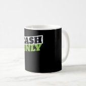 Nur Geld Millionär Händler Kaffeetasse (VorderseiteRechts)