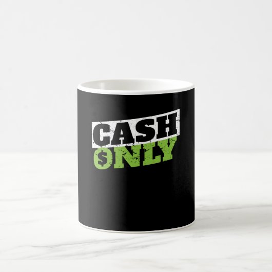 Nur Geld Millionär Händler Kaffeetasse (Mittel)