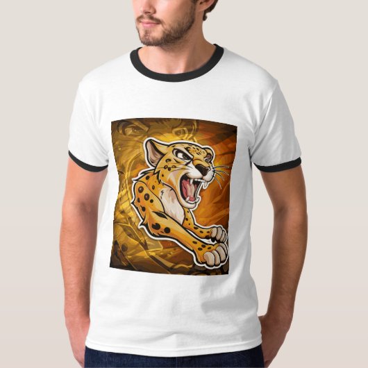 Nur Gepard-Vibes T-Shirt (Vorderseite)