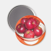 Nur gepflückte Äpfel Magnet (Vorderseite/Rückseite)