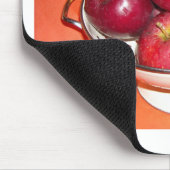 Nur gepflückte Äpfel Mousepad (Ecke)