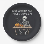"Nur Gewartet für Halloween Paper Teller | Funny (Vorderseite)