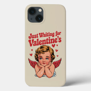 Nur Gewartet für Valentins Retro Baby Cupid Liebe Case-Mate iPhone Hülle