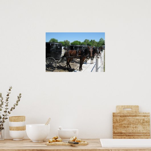 Nur Gewartet Poster (Küche)