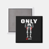 Nur Gewinner Bodybuilding Workout Gym2 Magnet (Vorderseite/Rückseite)