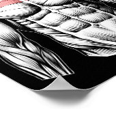 Nur Gewinner Bodybuilding Workout Gym3 Poster (Ecke)