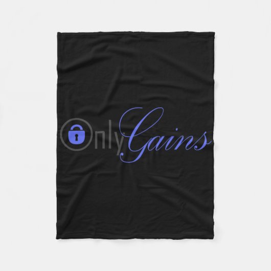 Nur Gewinner Fitness Studio Fleecedecke (Vorderseite)