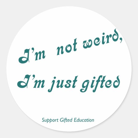 Nur Gifts Sticker (Vorderseite)