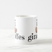 Nur Giraffen-Liebhaber! Giraffen des Herzens I Kaffeetasse (Mittel)