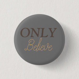 Nur Glaube Christliches Zitat Button
