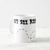 Nur glücklich sein kaffeetasse (Vorderseite Links)