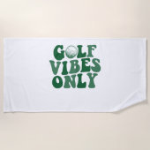 Nur Golf Vibes, Golf Lover Strandtuch (Vorderseite)