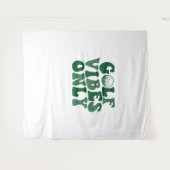 Nur Golf Vibes, Golf Lover Wandteppich (Vorderseite (Horizontal))