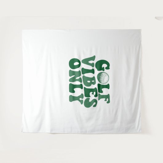 Nur Golf Vibes, Golf Lover Wandteppich (Vorderseite (Horizontal))