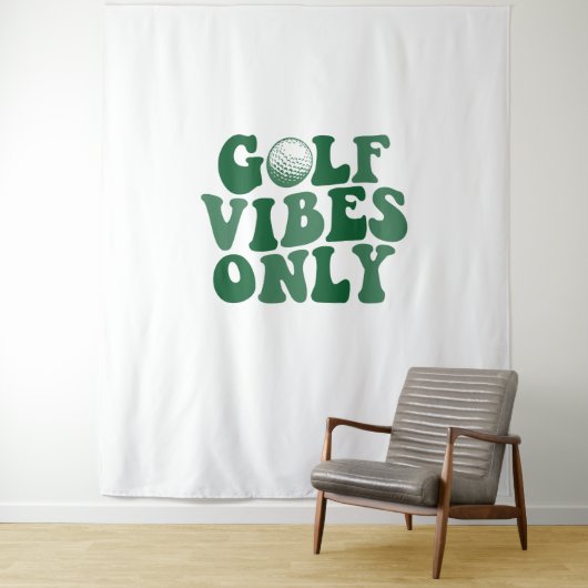 Nur Golf Vibes, Golf Lover Wandteppich (Beispiel)