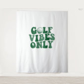 Nur Golf Vibes, Golf Lover Wandteppich (Vorderseite)
