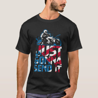 Nur Gonna schickt es patriotisch-amerikanische Fla T-Shirt