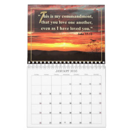 Nur Gott-12-monatiger inspirierend Kalender
