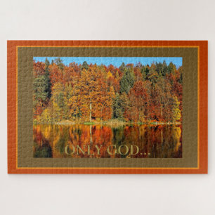 Nur Gott Herbst Szene Foto Puzzle