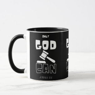 Nur Gott kann den Glauben James 4:12 Bibelverse ur Tasse