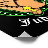 Nur Gott kann mir den Jesus-Glauben beurteilen Poster (Ecke)