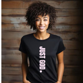 Nur Gott. -Pink T-Shirt