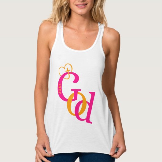 Nur Gott T-Shirt Tank Top (Vorderseite)