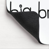 Nur großer Bruder Mousepad (Ecke)