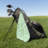 Nur grün notiert golfhandtuch (Gras)