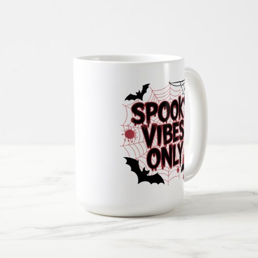 Nur gruselige Vibes Ästhetik Design-67503 Kaffeetasse (VorderseiteRechts)