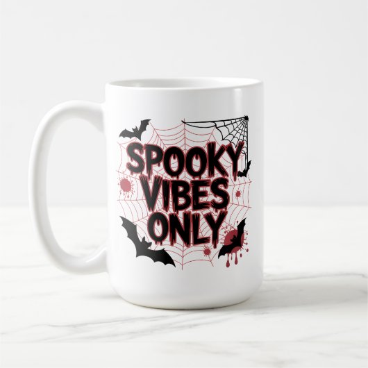 Nur gruselige Vibes Ästhetik Design-67503 Kaffeetasse (Links)