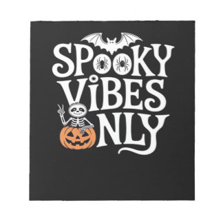 Nur Gruselige Vibes Halloween Faultier Oversized T Notizblock