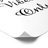 "Nur gute Bilder" Textentwurf Poster (Ecke)