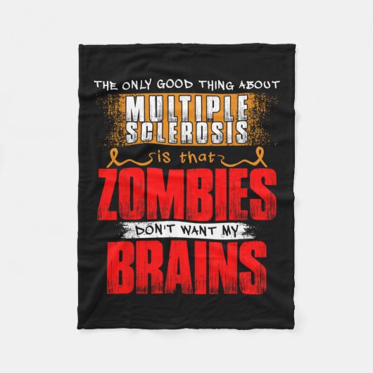 Nur gute Sache über Multiple Sklerose Zombies 1 Fleecedecke (Vorderseite)