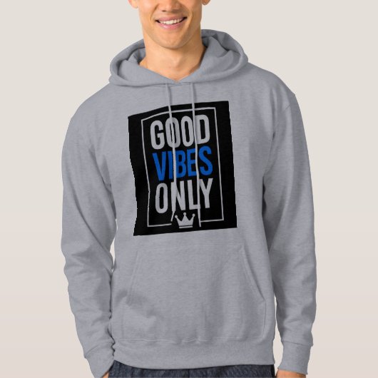 NUR GUTE SCHWINGUNGEN HOODIE (Vorderseite)