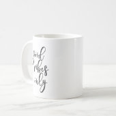 Nur gute Schwingungen Kaffeetasse (Vorderseite Links)