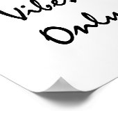 Nur gute Tiere. Poster (Ecke)