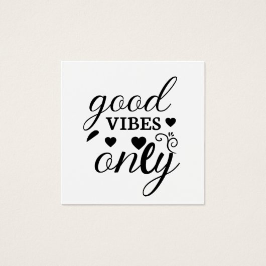 Nur gute Vibes (Vorderseite)