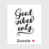 Nur gute Vibes Aufkleber (Blatt)