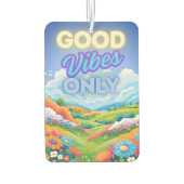 Nur gute Vibes Autolufterfrischer (Rückseite)