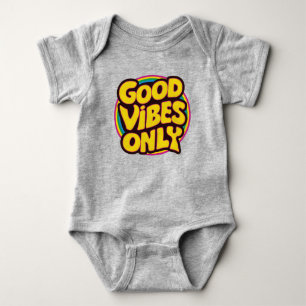 Nur gute Vibes Baby Strampler
