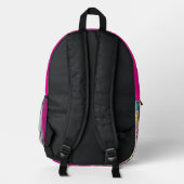 Nur gute Vibes Bedruckter Rucksack (Rückseite)