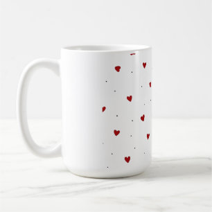 Nur Gute Vibes Bunte Regenbogen-Herzen Wasserflasc Kaffeetasse