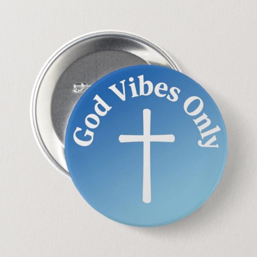 Nur gute Vibes Button (Vorne & Hinten)