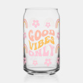 Nur gute Vibes Dosenglas (Links)