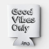 Nur gute Vibes Dosenkühler (Rückseite)