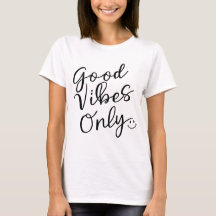 Nur gute Vibes Elegante Schrift Outline