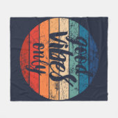 Nur gute Vibes Fleecedecke (Vorderseite (Horizontal))