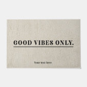 Nur gute Vibes Fußmatte (Vorderseite)